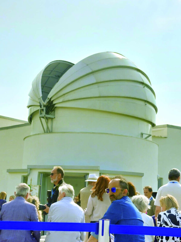 La cupola dell’osservatorio astronomico di Rozzano.