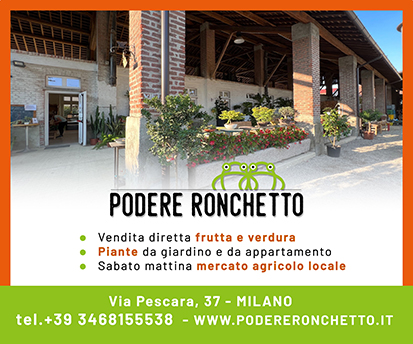 Banner pubblicitario sulla spalla di destra del sito IlsudMilano del Podere Ronchetto