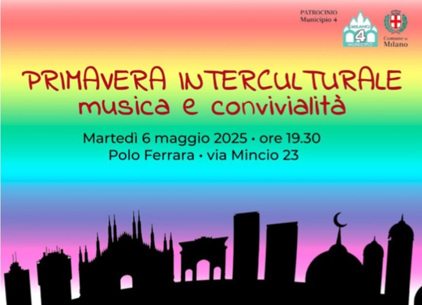 Ritaglio volantino iniziativa Primavera interculturale