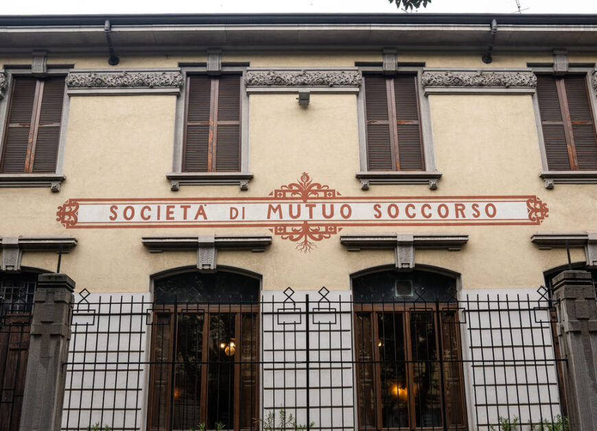 L'antico edificio che ospista il Circolo Arci Bellezza. Foto Diletta Radaelli.