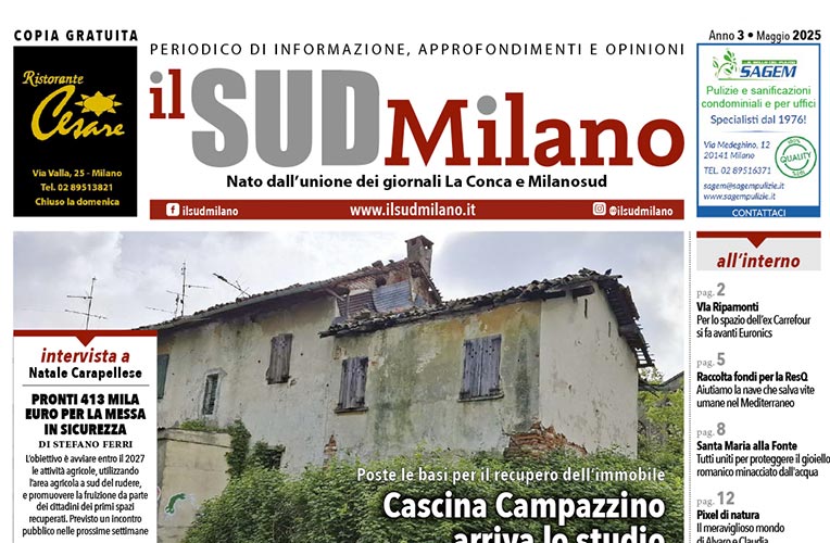 Miniatura della prima pagina del periodico di informazione il SUD Milano