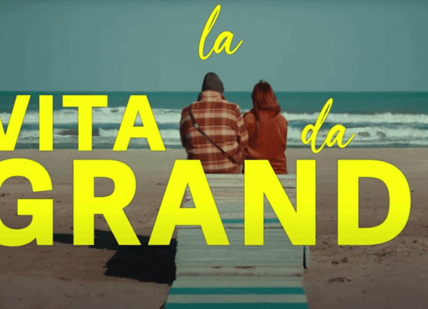 Locandina Vita da grandi di Eliasa Scarano con Yuri Tuci e Matilde De Angelis
