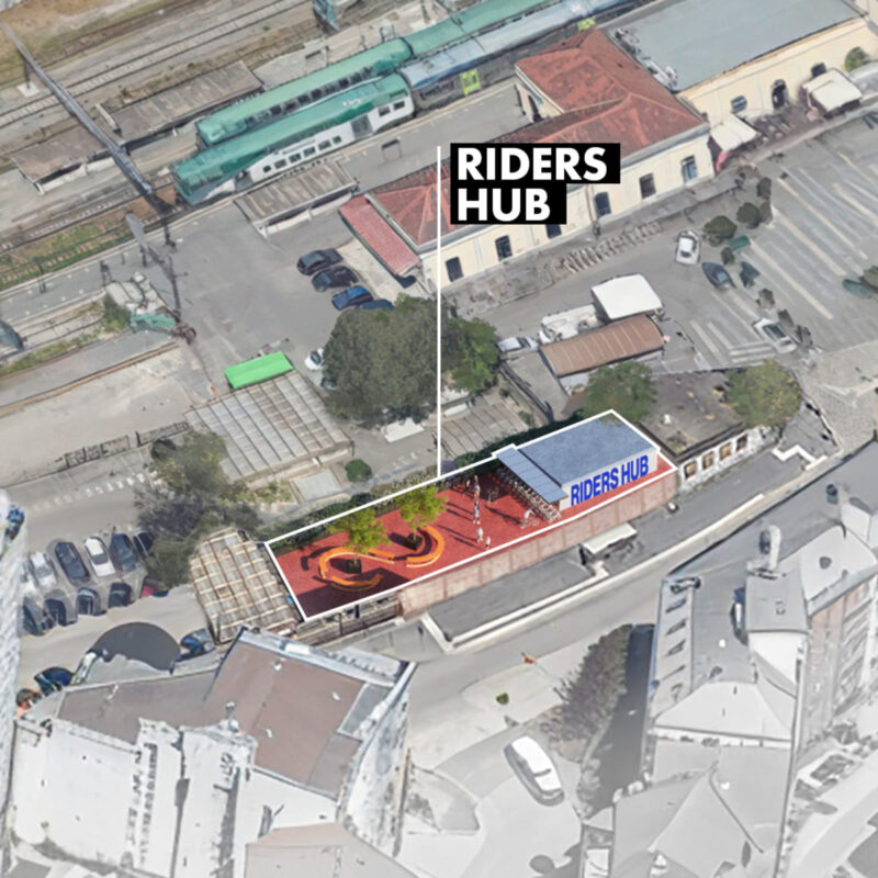 Il render del Metropark di Porta Genova
